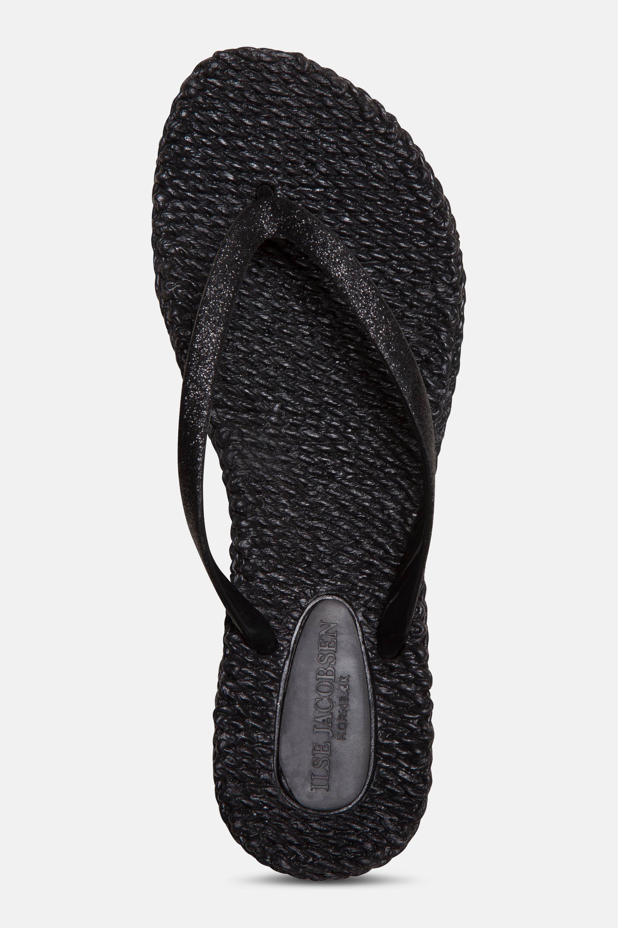Chanclas Glitter - Black